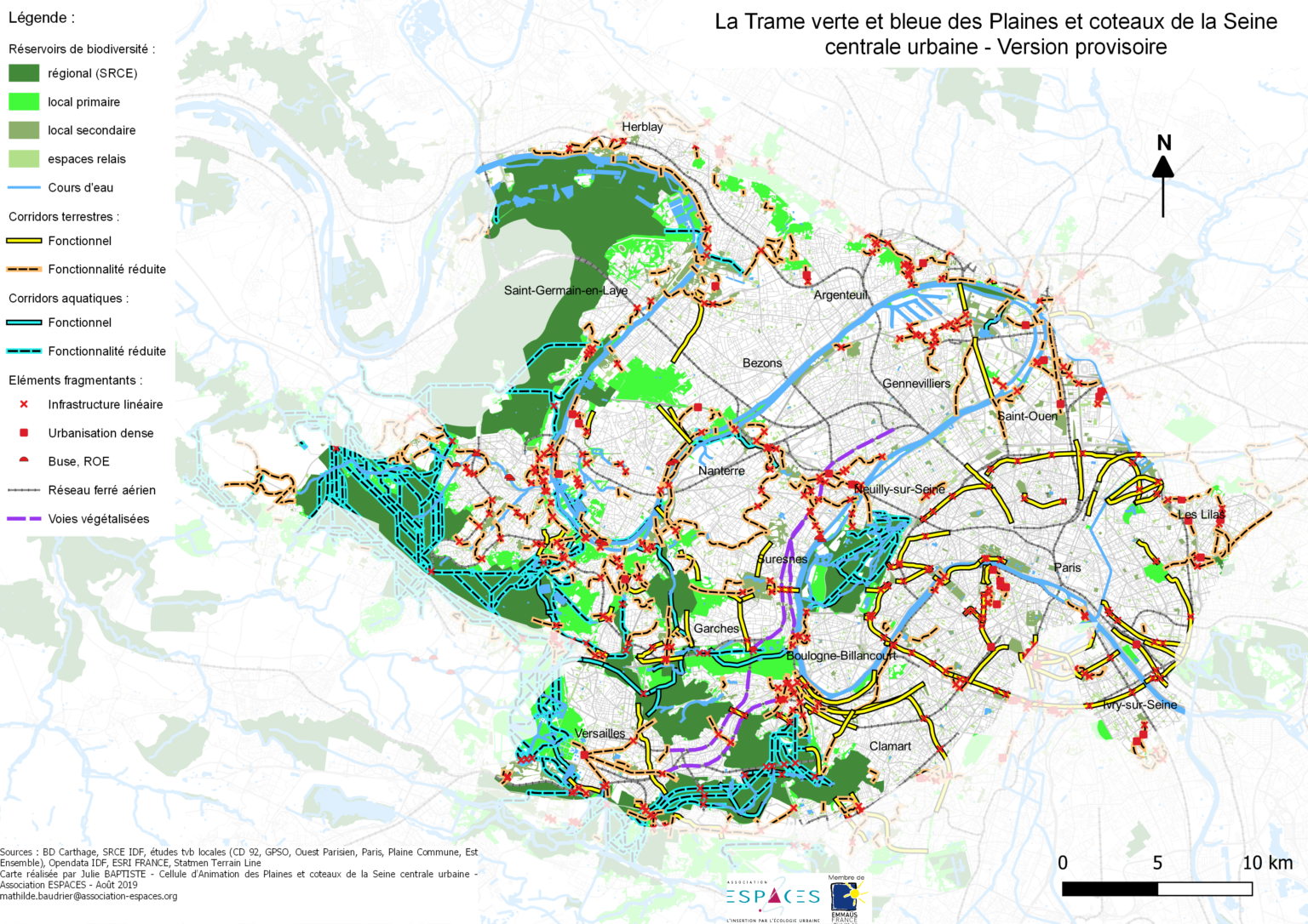 Les Actions De Trame Verte Et Bleue En Seine Centrale Urbaine